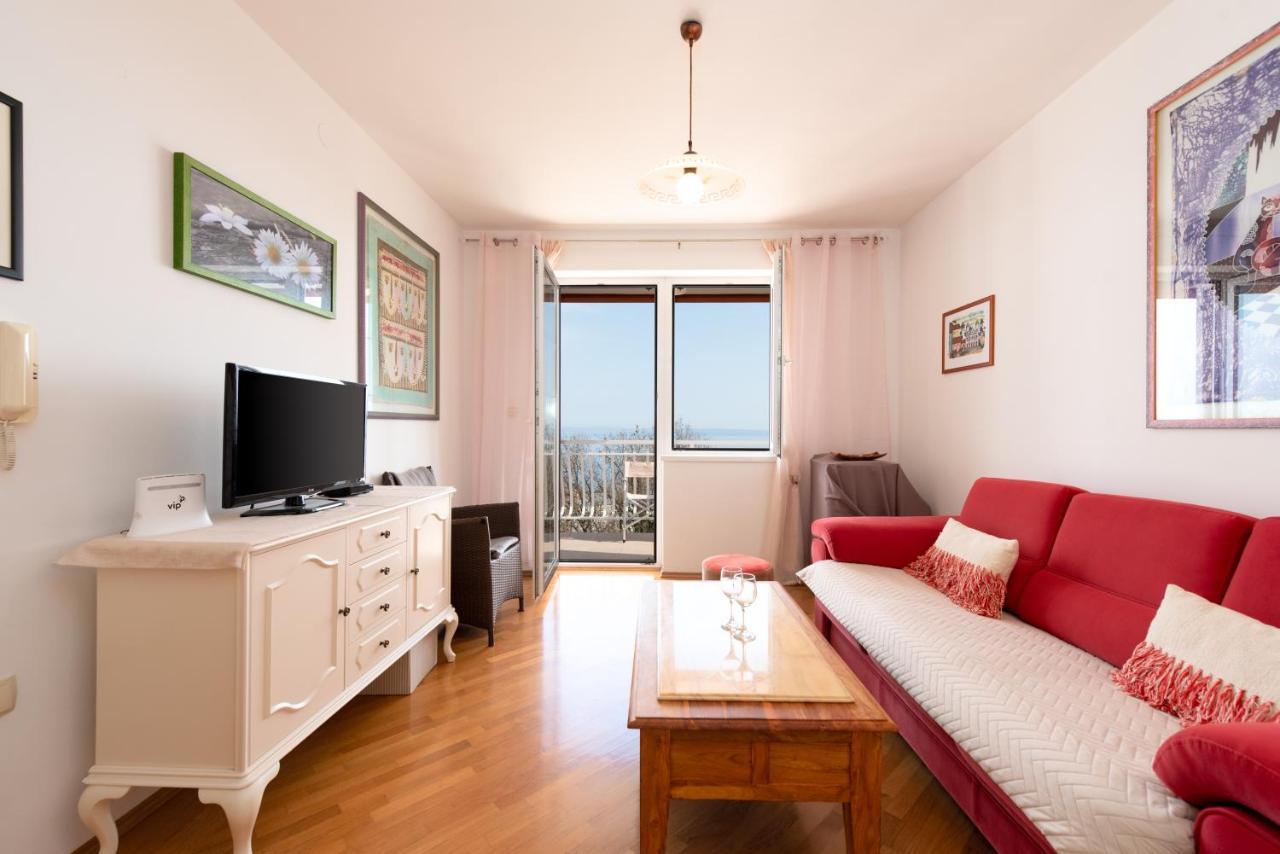 Cozy Apartment Bosnjak Near Opatija, With Sea View Terrace, Air Condition, Free Private Parking Ičići Exterior foto